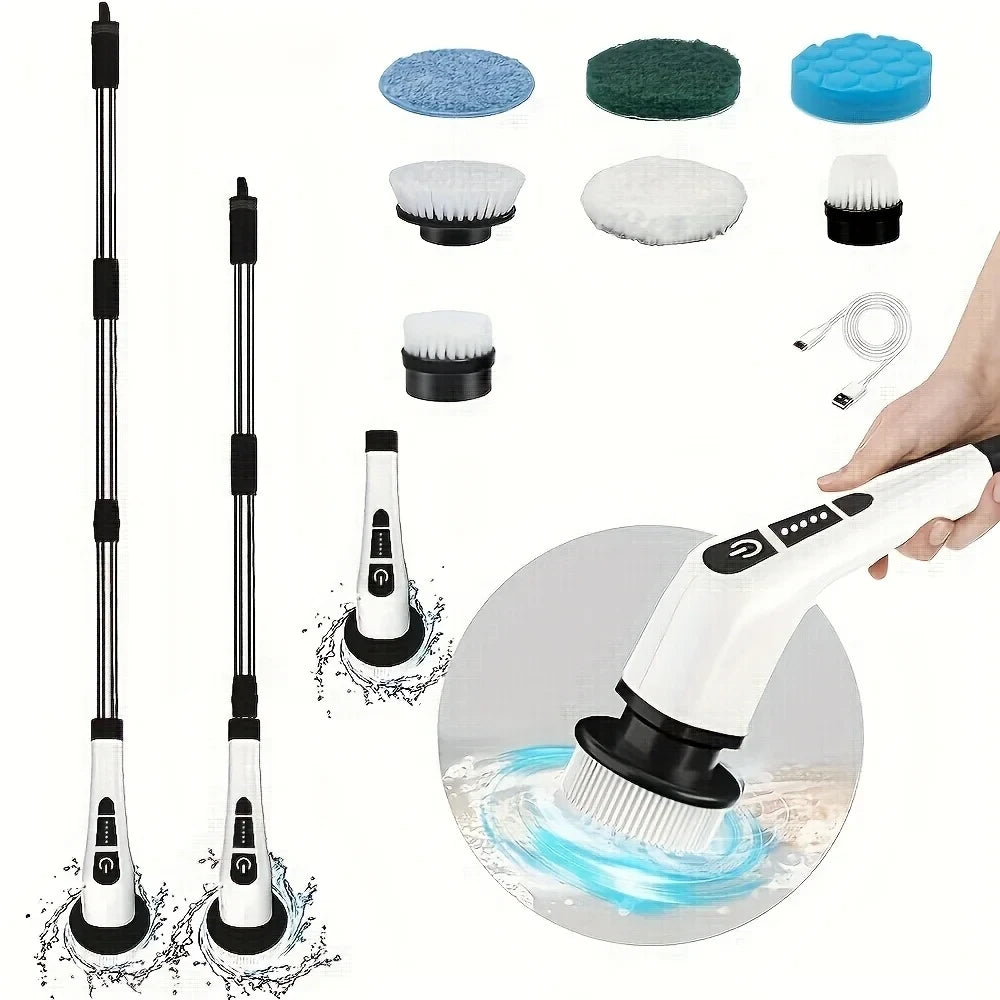 Extendable Electric Spin Scrubber