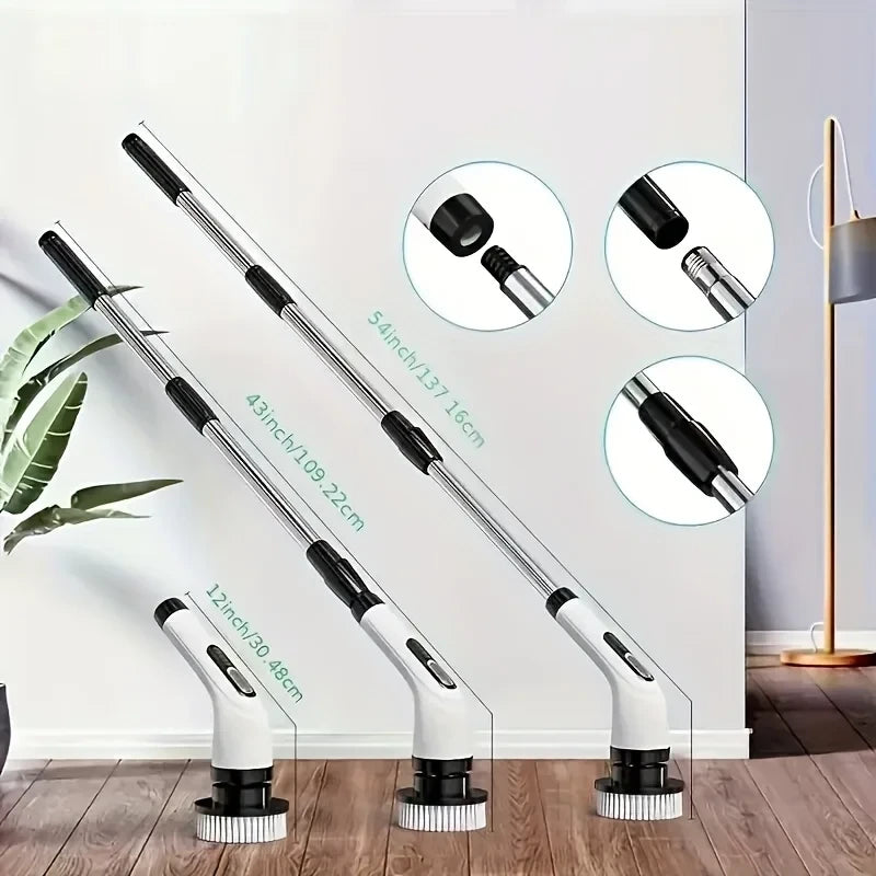Extendable Electric Spin Scrubber