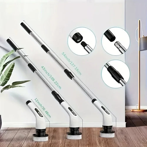 Extendable Electric Spin Scrubber